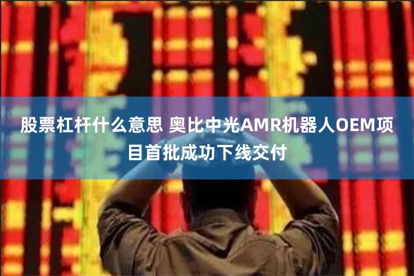 股票杠杆什么意思 奥比中光AMR机器人OEM项目首批成功下线交付